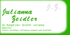 julianna zeidler business card